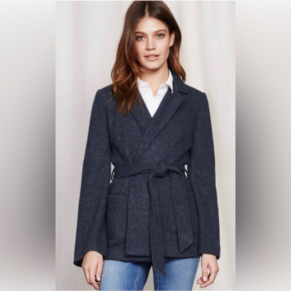 Boden double faced wool wrap jacket, Womens size 6 EUC